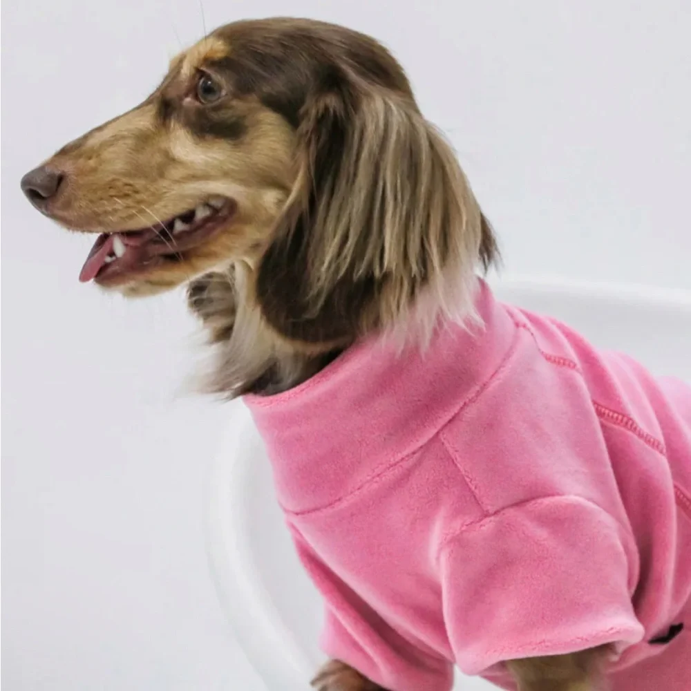 Fitwarm Pets Cozy Dusty Pink Fleece Sweater for Medium Pets - NWOT